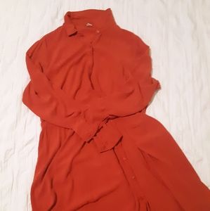 🧵3 for $15🧵Old Navy Coral Button Shirt Dress